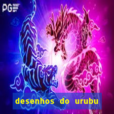 desenhos do urubu do flamengo para colorir