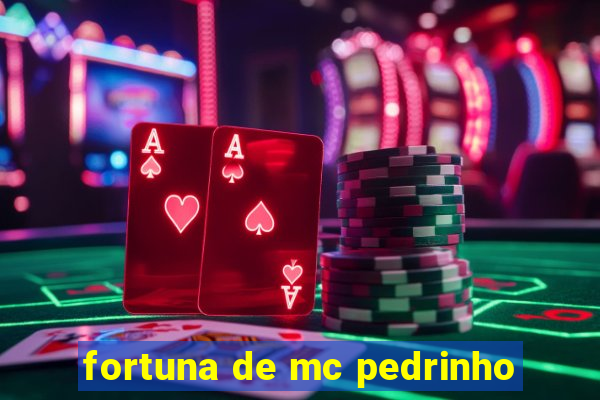 fortuna de mc pedrinho