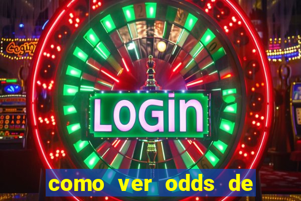 como ver odds de jogos passados