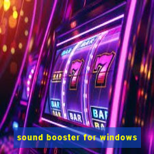 sound booster for windows