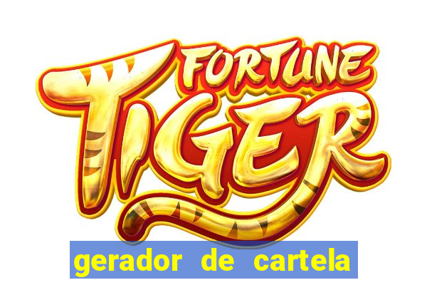 gerador de cartela de bingo