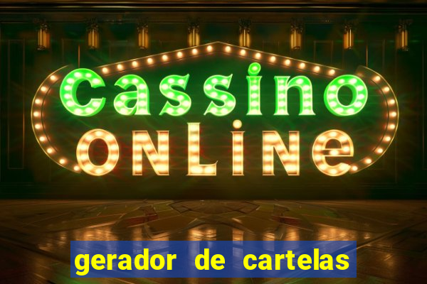 gerador de cartelas de bingo 1 a 99