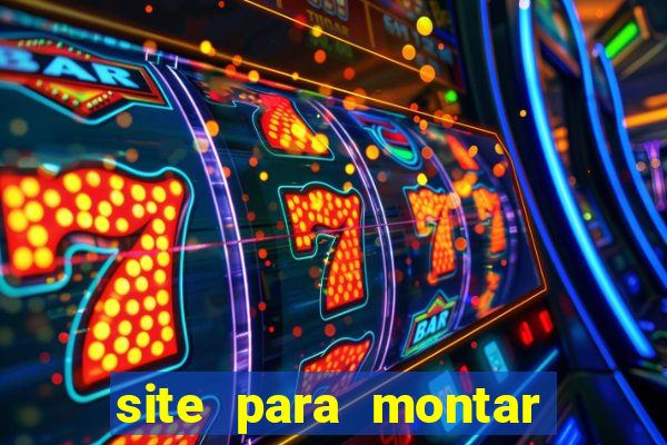 site para montar time de futebol