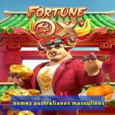 nomes australianos masculinos