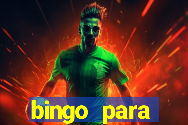 bingo para despedida de solteira para imprimir